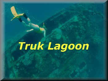 Click here to view a selection of Martin & Tracy's photographs taken in the Micronesian resort of Chuuk (Truk) Lagoon...