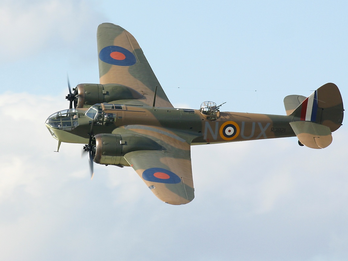 The Bristol Blenheim light bomber - the only flying example left in the world today...