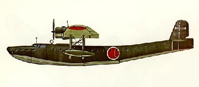 Kawanishi Flying Boat - click for technical info on this aeroplane...