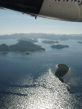 Some of the islands and inlets of the Palawan district...